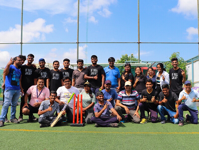 Lawn Cricket Event at Avisys Services